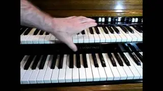 Hammond Organ - Cleaning the Keyboard Area   PART II