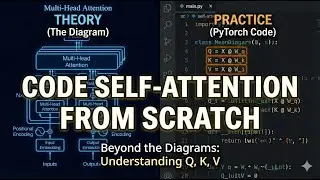 Coding Self-Attention from Scratch: The Heart of Every LLM Explained