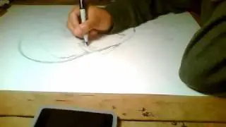 Stencil drawing : Drake