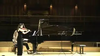 Ravel: Sonata for violin and piano &bdquo;Posthume&ldquo; (Dumitrita Gore and Anastasia Churbanova)