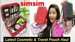 My Makeup & Travel Pouch Haul | SimSim Shopping Haul | NFI Essential || Krrish Sarkar