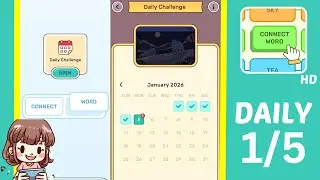 Connect Word Daily Challenge January 5 Answers Walkthrough