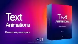 Text Animation - After Effects & Premiere Pro Presets