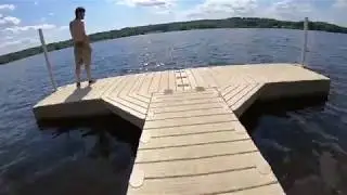 Playing two CT Disc Golf courses