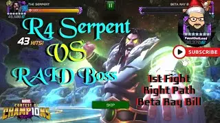 Serpent 🐍 Vs Beta Ray Bill Raid Boss | MCOC 