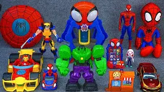 Marvel Spiderman Collection Unboxing Review| LEGO Web-Spinners WebQuarters | Mech Incredible Hulk 9