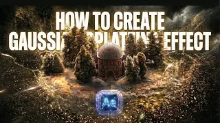 How to Create 3D Gaussian Splatting in After Effects | VFX Tutorial (Hindi)