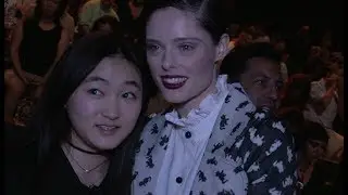 Michele Hicks, Coco Rocha and Sofia Coppola at Anna Sui Fashion Show in New York