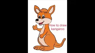 Kangaroo drawing/how to draw kangaroo