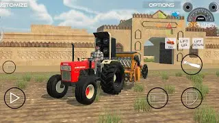 Sawraj Tractor Farming in Indian Tractor Simulator 3D | Real Village Farming 🚜🌾