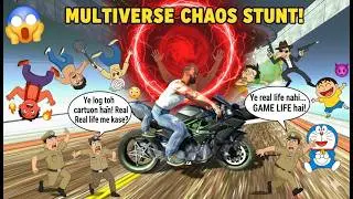 INDIAN BIKE DRIVING 3D &ndash; DEVIL CARTOON ATTACK | ASH VS CHHOTA BHEEM & MOTU 🥵