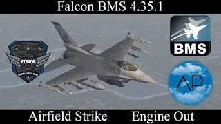 🔴Falcon BMS 4.35.1 - Balkans - Air Field Strike Im HIT