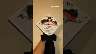 Custom Graduation Cap #graduationcaps #gradcap #graduationattire #custommade #graduate #graduation
