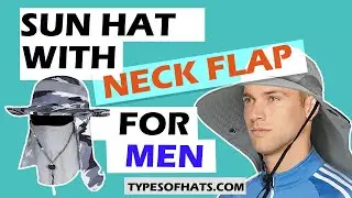 Men&rsquo;s Sun Hat With Neck Flap Collection