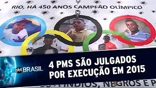 Come&ccedil;a o julgamento de 4 PMs acusados de executar 5 jovens em 2015 | SBT Brasil (07/11/19)