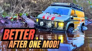 Обзор, запуск, модификация! CR18P EVO V2 Rock Van отремонтирован!