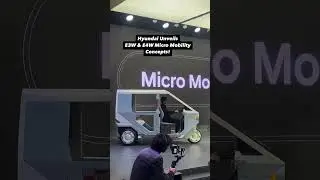 Hyundai unveils E3W & E4W micro mobility concepts! #autoexpo2025