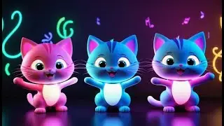 Seven Dancing Kittens Sing the Days + More Nursery Rhymes & Kids Songs