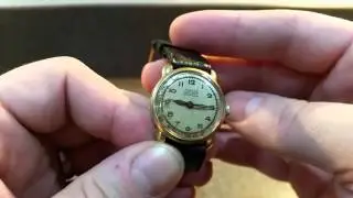 c1947 Pierce Parashock vintage watch