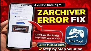 Can’t Use This Folder Fix 2026 ✅ | BGMI GFX Tool All Android (Motorola,Samsung, Redmi, Vivo)