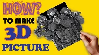 How make a 3D picture 🤯🖼️