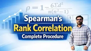 Spearman&rsquo;s Rank Correlation Test | Complete Procedure with Example