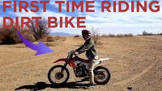Learning How To Ride A Dirt Bike For The First Time With A Clutch