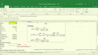 Excel Tutorial: Calculating Hypergeometric Distribution in Excel