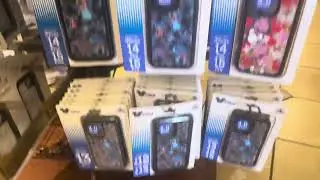 Look at these cool Disney Phone Cases that I saw at Magic Kingdom in Disney World