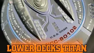 Unboxing the Lower Decks USS Titan NCC-80102 Eaglemoss Model from Hero Collector!