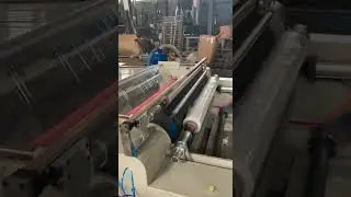 Whole new design automatic roll change rewinder system for film extruders