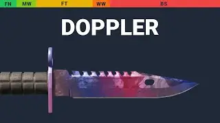 M9 Bayonet Doppler - Skin Float And Wear Preview