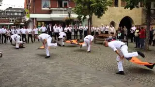 Kolpingfamilie Havixbeck Stiftungsfest 2014 - Fahnenschlag