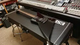 ESP EX Explorer 2008 Standard Series Black Guitar Up Close Video Review at Essex Recording Studios