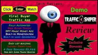 Traffic Sniper Review, Bonuses, Demo: 100% DFY Instant Affiliate System with Free Buyer Traffic