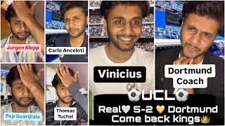 ❤️Full video Real🤍5-2💛Dortmund Come back kings👑 #football #realmadrid #ucl #mbappe #vinicius #cr7