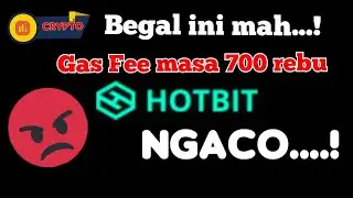 Jangan PINGSAN yah liat gas fee nya | Transfer coin HOTBIT ke INDODAX dan TRUST WALLET ke HOTBIT