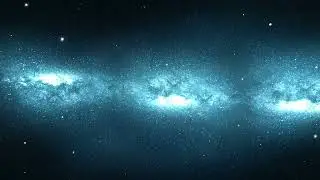 #Sci-fi #Flying in space galaxy stars and gas cloud. Deep Space Traveling Nebula with Stars