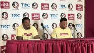 LB Justin Cryer, DL Joshua Farmer discuss FSU&rsquo;s loss to Memphis