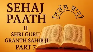 ਭਾਗ ਸੱਤਵਾਂ ਸਹਿਜ ਪਾਠ।ਨਿਰੋਲ ਬਾਣੀ Part 7 Nitnam path।Nirol Bani | video 2025।Shri Guru Granth Sahib ji।