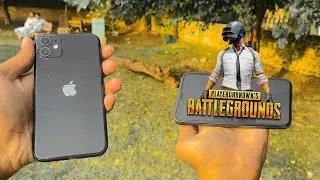 iPhone 11 PUBG Test | 100% Battery to 0% | Graphics | Handcam | Screen Recording