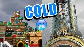 Самый холодный день в истории Epic Universe 🥶