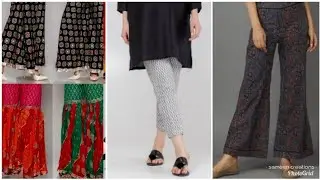50+ Latest Women Plazo / Trousers / Pants designs for girls 2019 | New Trouser Designs 2019