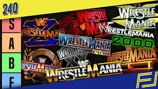 Tier list definitiva Wrestlemania. I-XV. The Fabulous Jobber 240