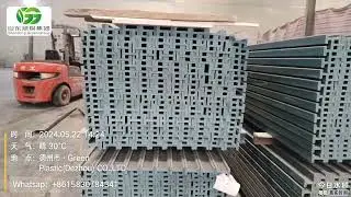 cheap wpc plastic concrete shuttering boards PVC formwork sheets replace marine plywoods 4x8ft 3/4