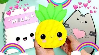 DIY MATERIAL ESCOLAR - ESTOJO -  Caderno -  Kawaii #AmigasYoutubers