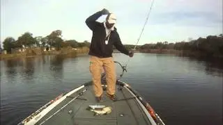 Bass Fishing in Florida during post front, cold weather conditons