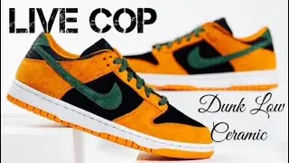 **LIVE COP** NIKE DUNK LOW CERAMIC!