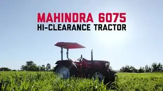 Mahindra 6075 75HP Tractor with Creeper and Narrow High Clearance Tyres