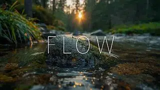 Flowing River Ambience | Work music for deep focus, steady concentration and calm productivity